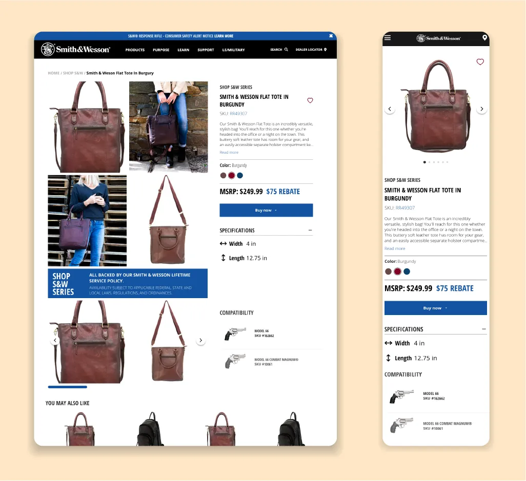 S&W - UX/UI And Development